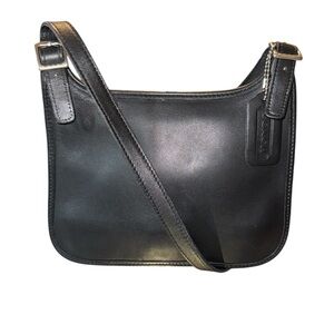 Coach Leather Mini Micro Hippie Flap Crossbody Shoulder Saddle Bag 1990’s 9142